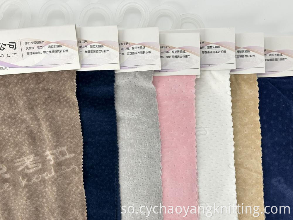 Maro adag juquid jucquard Solid jacquard terry cloth